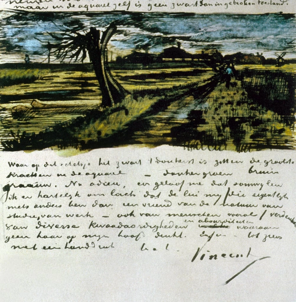  144-Vincent van Gogh-Lettera al fratello Theo, 1882 - Van Gogh Museum, Amsterdam 